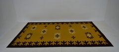 Geometrischer Teppich / Teppich im Mid-Century-Design, 1970er Jahre / Tschechoslowakei