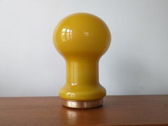 Midcentury Design Glass Table Lamp, 1970s