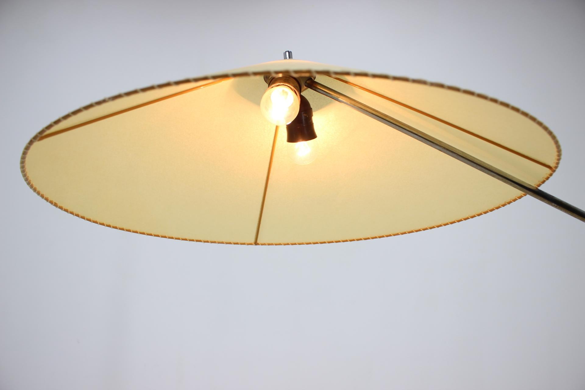 Czech Midcentury Design Japanese Style Floor Lamp, 1960s