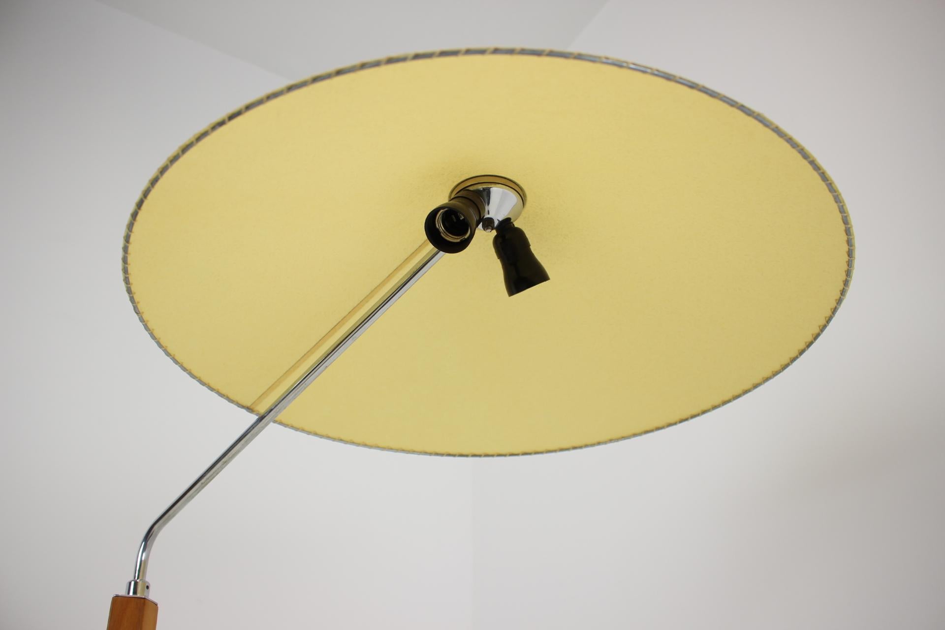 Czech Midcentury Design Japanese Style Floor Lamp, 1960s