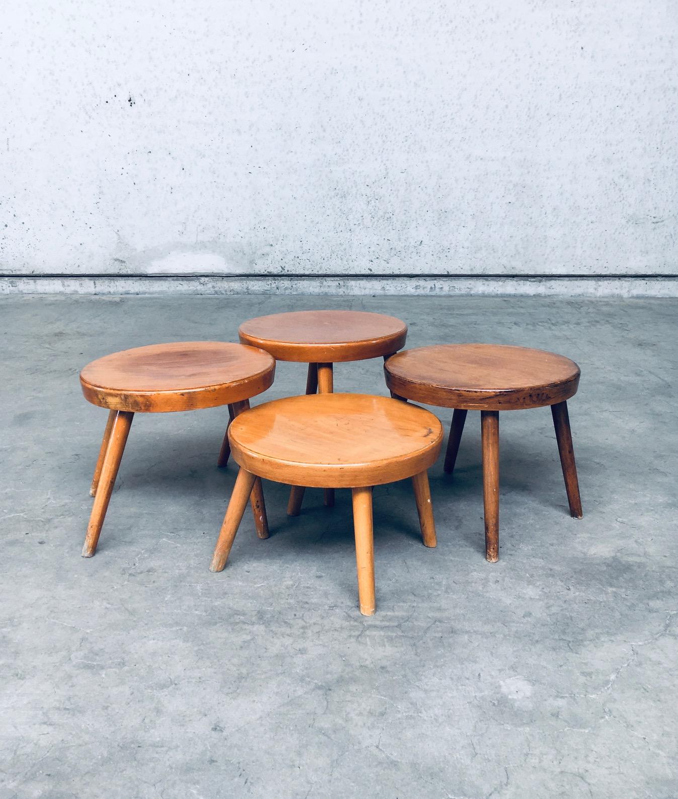 Midcentury Design Niedriger Beistelltisch, Belgien 1950er Jahre im Angebot 6
