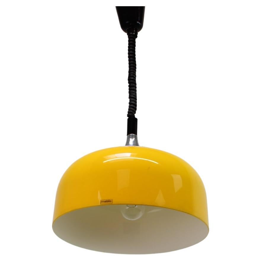 Colgante de diseño de mediados de siglo Meblo, Harvey Guzzini, Italia, años 70