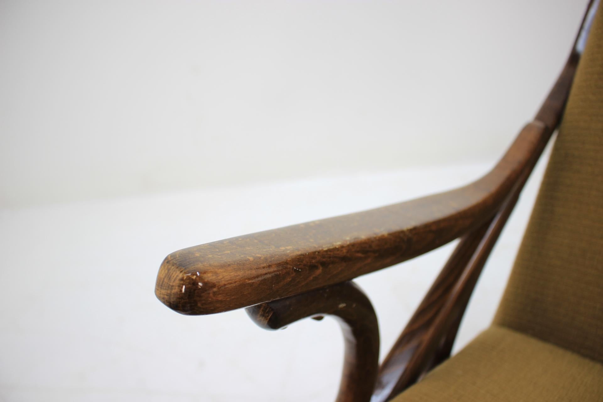 Rocking Chair / Expo, 1958, Mid-Century Design (Tschechisch) im Angebot