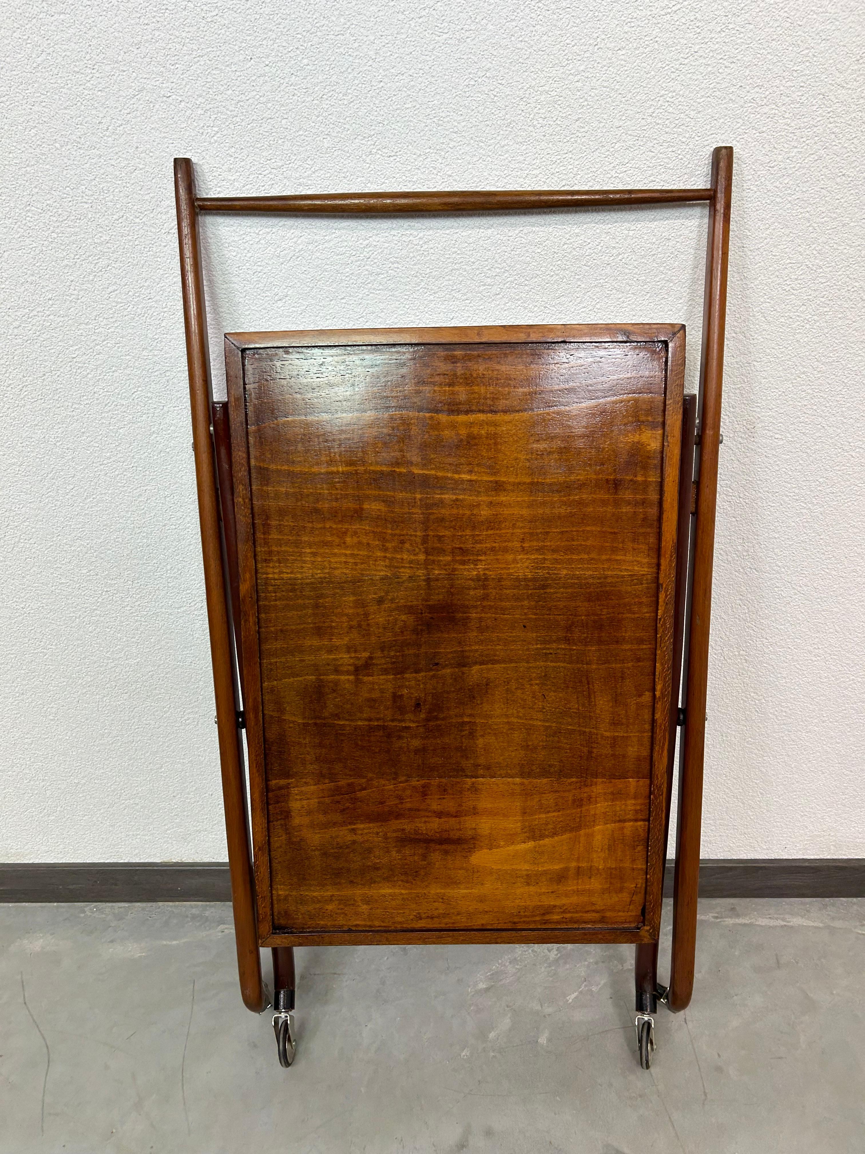 Midcentury design serving trolley by Thonet Mundus For Sale 2