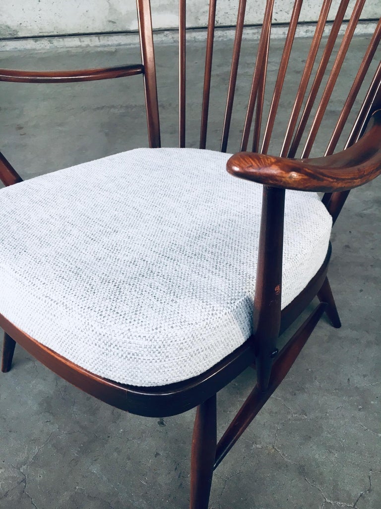 Midcentury Design Spindle Back 'Evergreen' Lounge Chair by Ercol ...