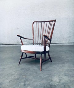 Midcentury Design Spindle Back 'Evergreen' Lounge Chair by Ercol, England, 1960s