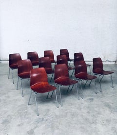 Midcentury Design Stacking Chairs by Elmar Flötotto for Pagholz, 1960's Germany