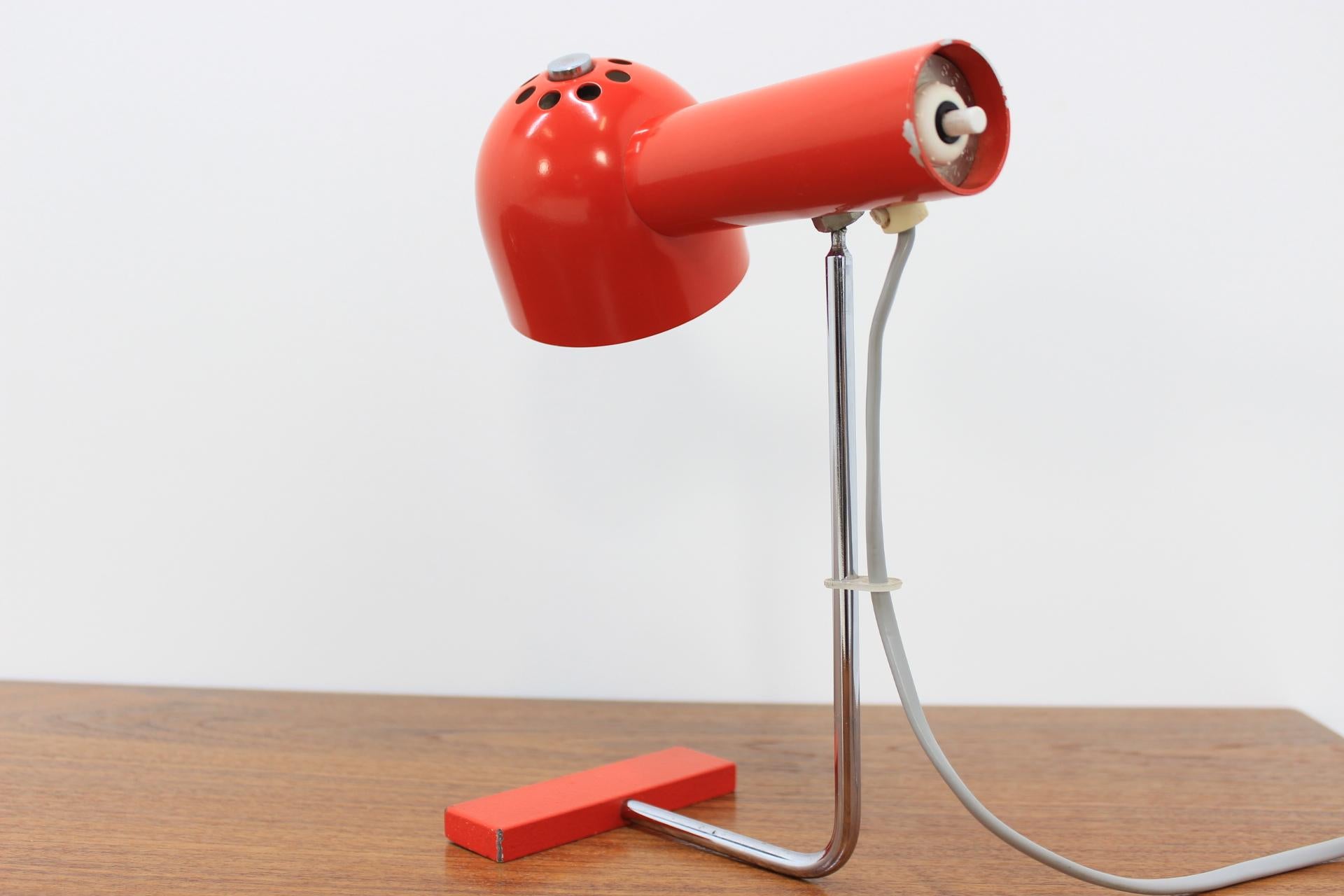 Late 20th Century Midcentury Design Table Lamp by Josef Hůrka For Sale