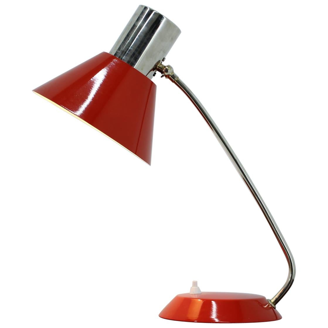 Midcentury Design Table Lamp, Czechoslovakia, 1970s For Sale