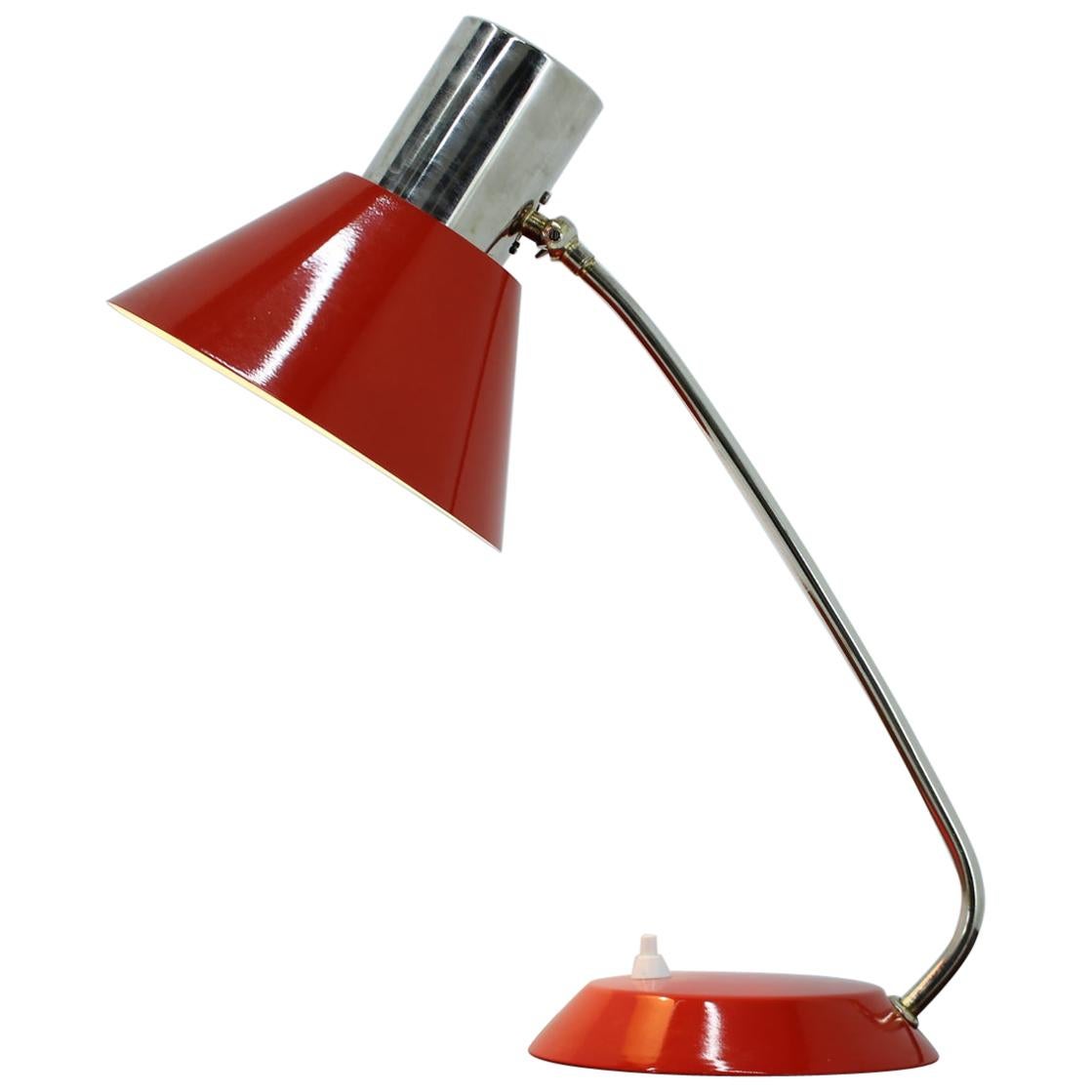 Lampada da tavolo di design del Medioevo, Cecoslovacchia, anni '70