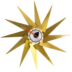 Used Midcentury Design ‘turbine’ Wall Clock