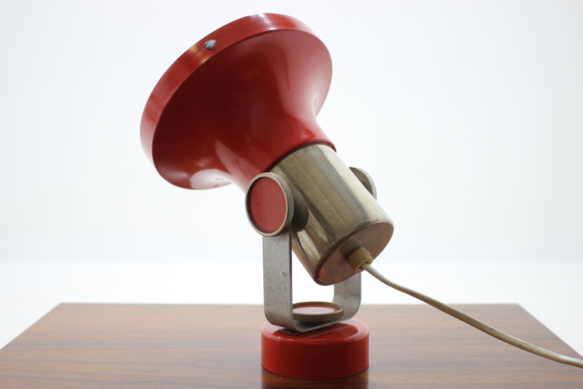 Mid-Century Modern Midcentury Design Wall or Table Lamp by Pavel Grus, 1970s For Sale