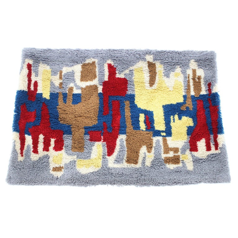Midcentury Design Wool Carpet in Ege Rya Style, Denmark, 1970 For Sale ...