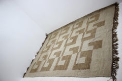Mid-Century-Design-Wollteppich/Teppich, 1980