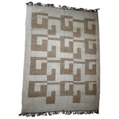 Used Midcentury Design Wool Carpet Rug / Carpet, 1980