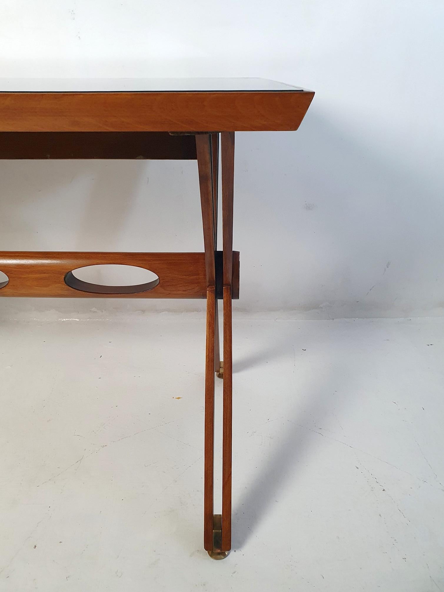 Mid-Century Modern Midcentury Designer Desk, Italy For Sale
