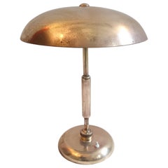 Midcentury Desk Brass Lamp by Oscar Torlasco, Italy