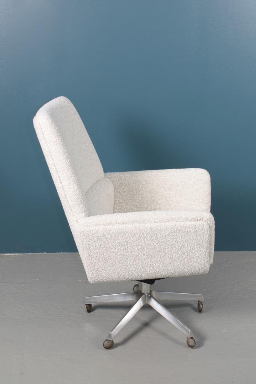 Mid-20th Century Midcentury Desk Chair with New Boucle Fabric by Finn Juhl, 1960s