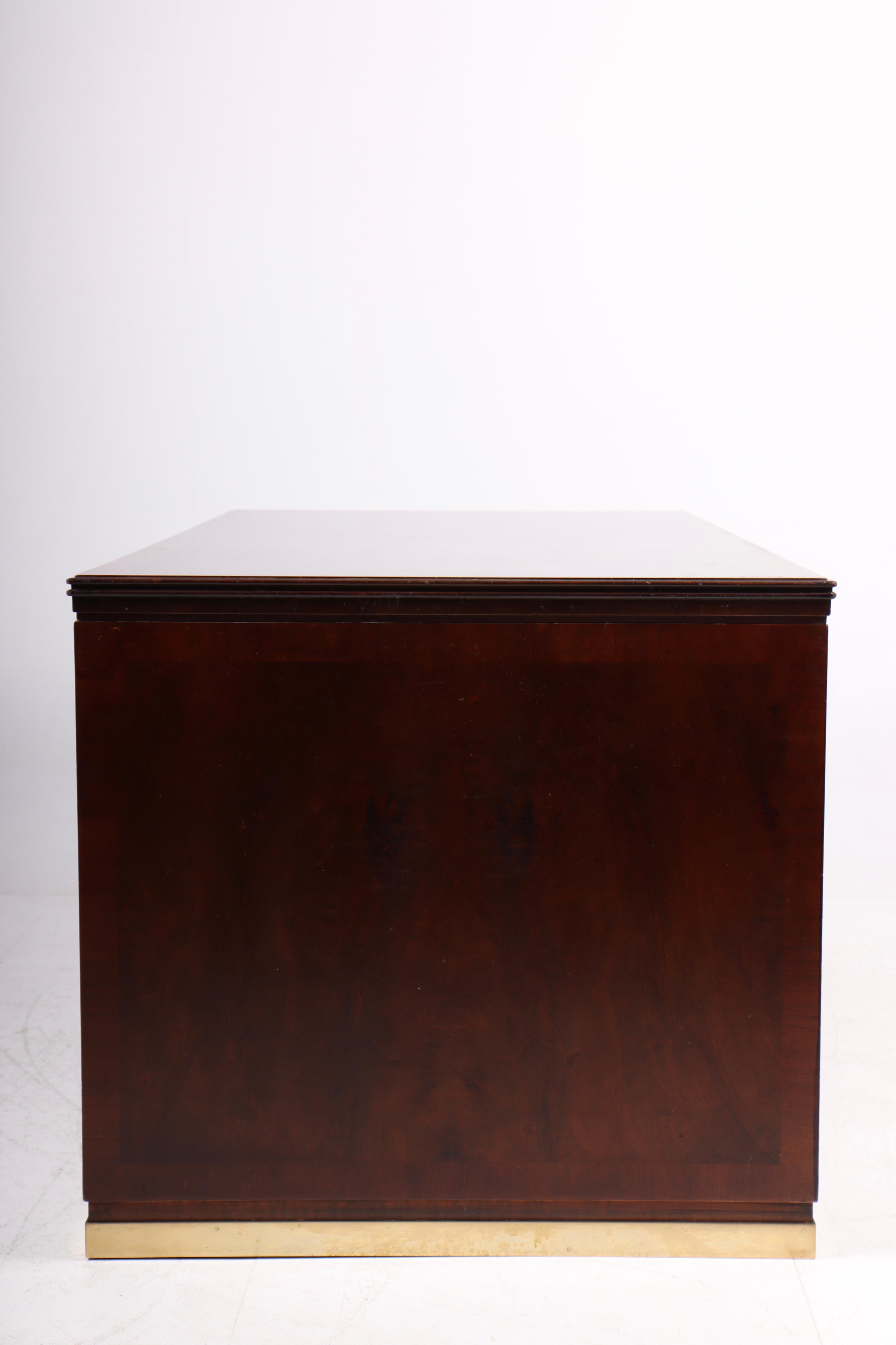 Midcentury Desk in Mahogany Designed by Lysberg & Hansen, 1950s 6