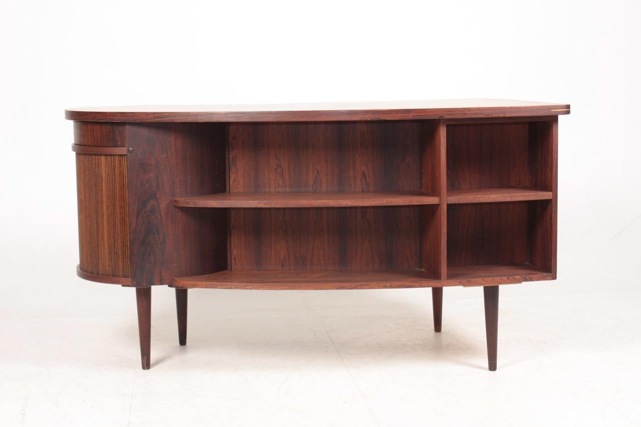 Mid-20th Century Midcentury Desk in Rosewood by Kai Kristiansen, Made in Denmak, 1950s