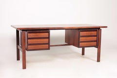 Midcentury Desk in Rosewood by Svend Aage Madsen, 1950s