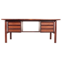 Midcentury Desk in Rosewood by Svend Aage Madsen, 1950s