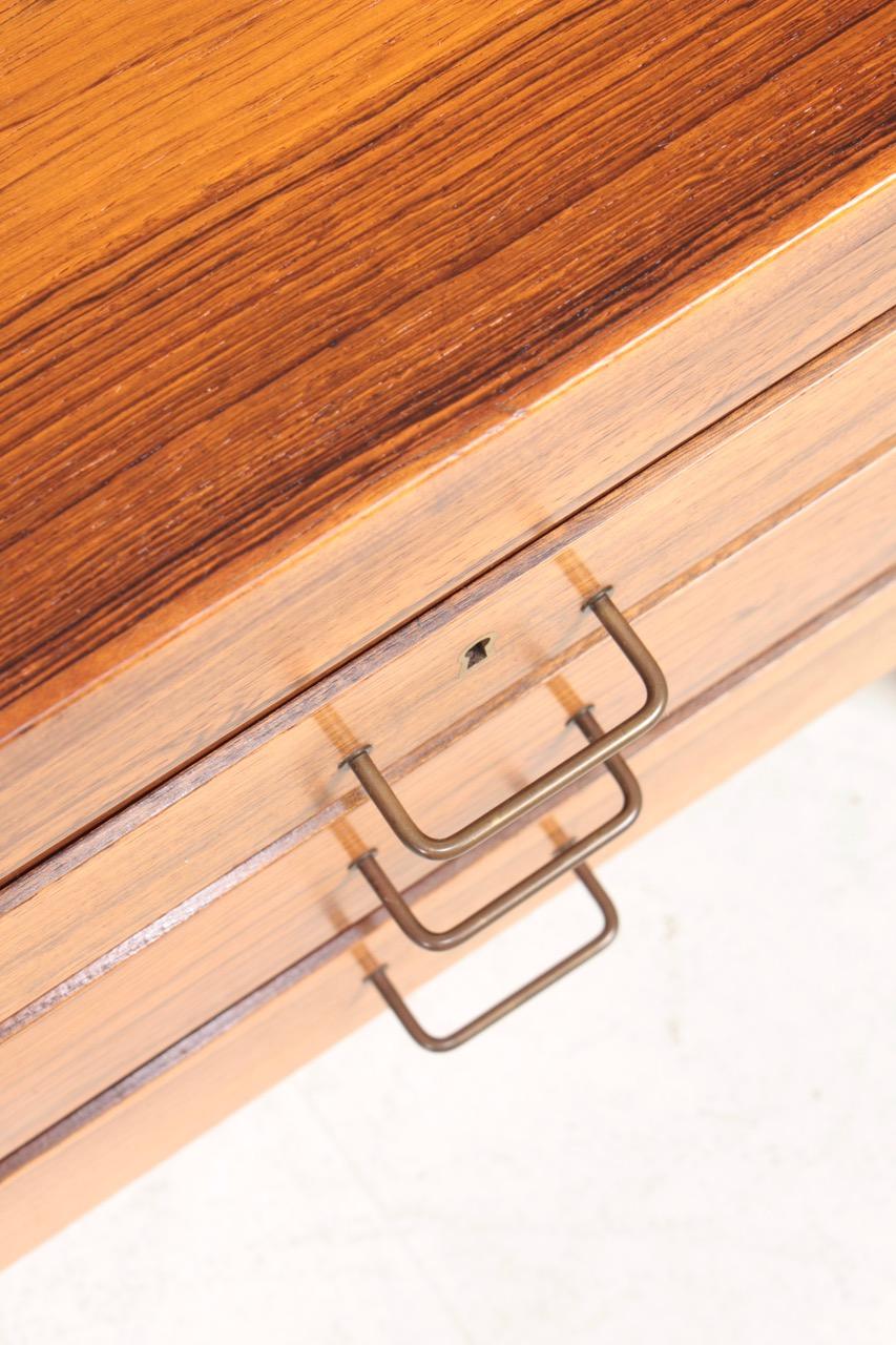 Mid-20th Century Midcentury Desk in Rosewood, Danish Modern, 1960s For Sale