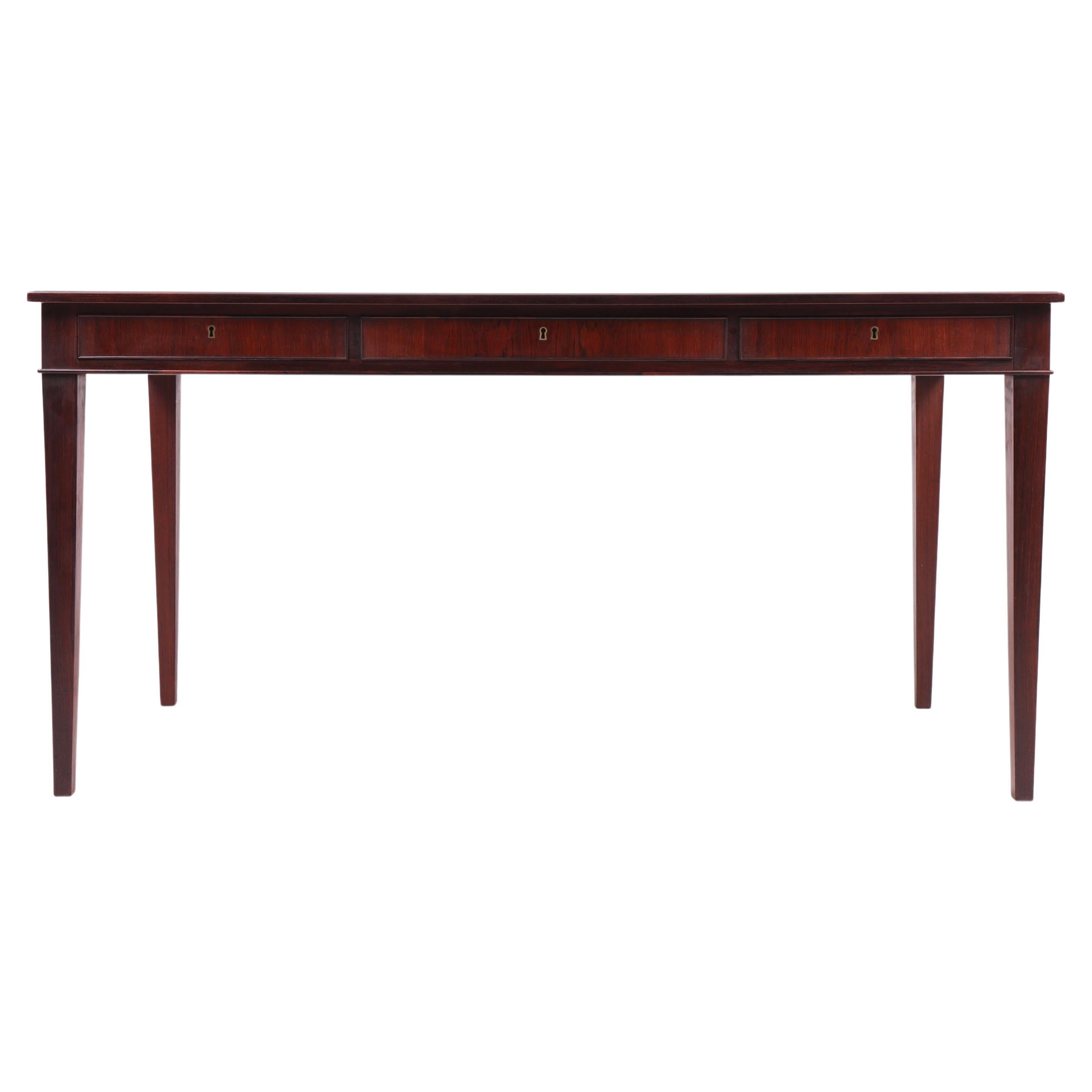 Midcentury Desk in Rosewood Designed by Frits Heningsen, 1950s For Sale