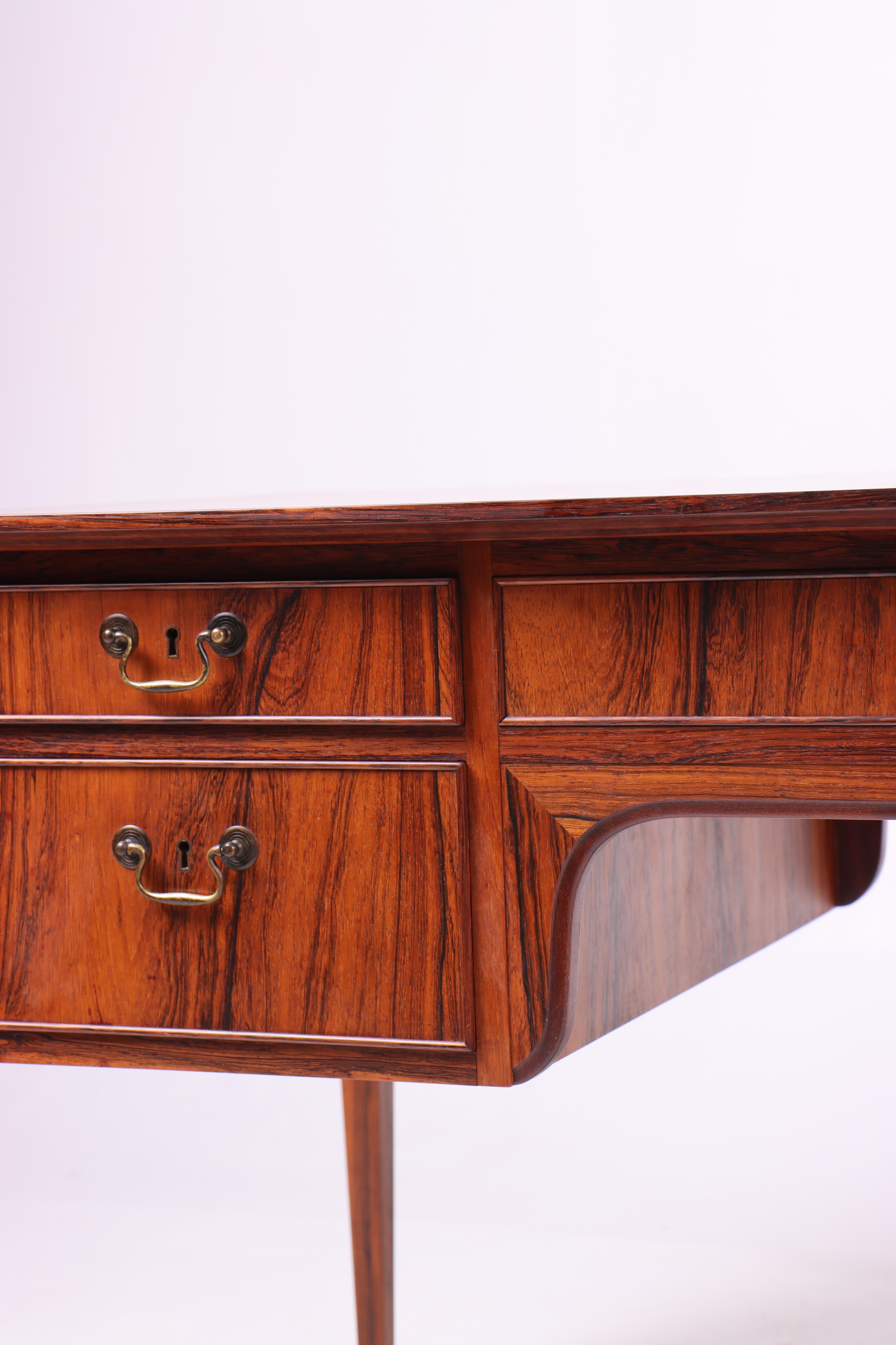 Danese Scrivania del Medioevo in legno di palissandro, Made in Denmark anni '60 in vendita