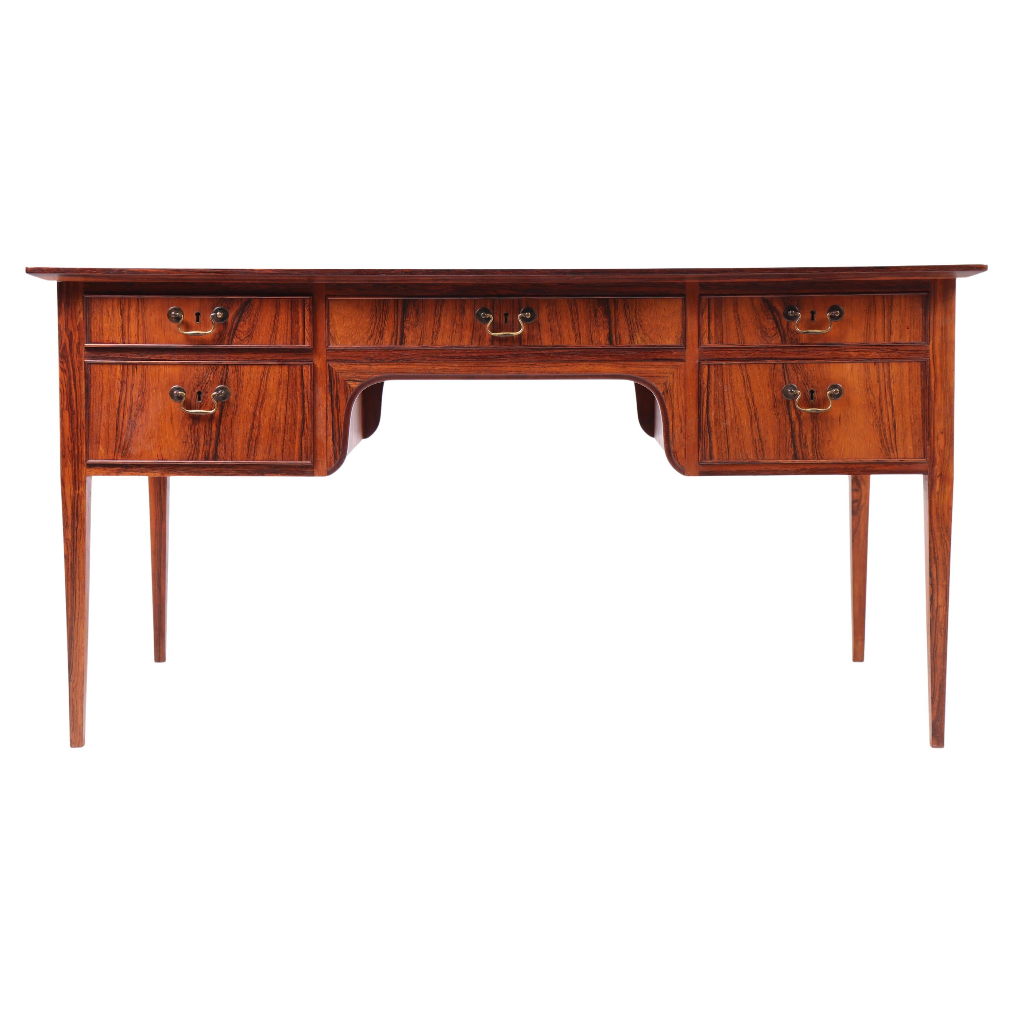 Midcentury Desk in Rosewood, Made in Denmark 1960s