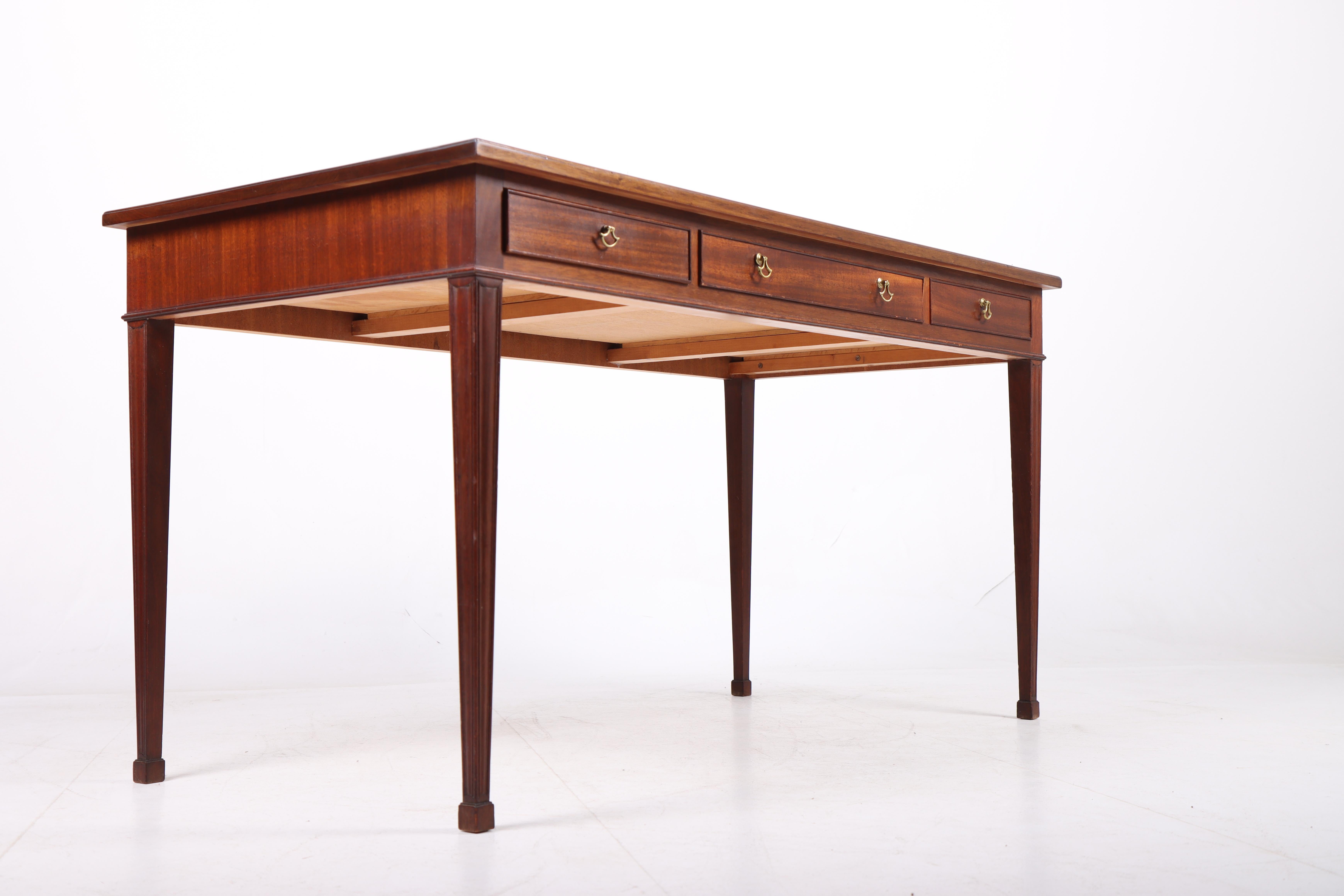 Mid-20th Century Midcentury Desk in Mahogany Designed by Frits Heningsen, 1950s