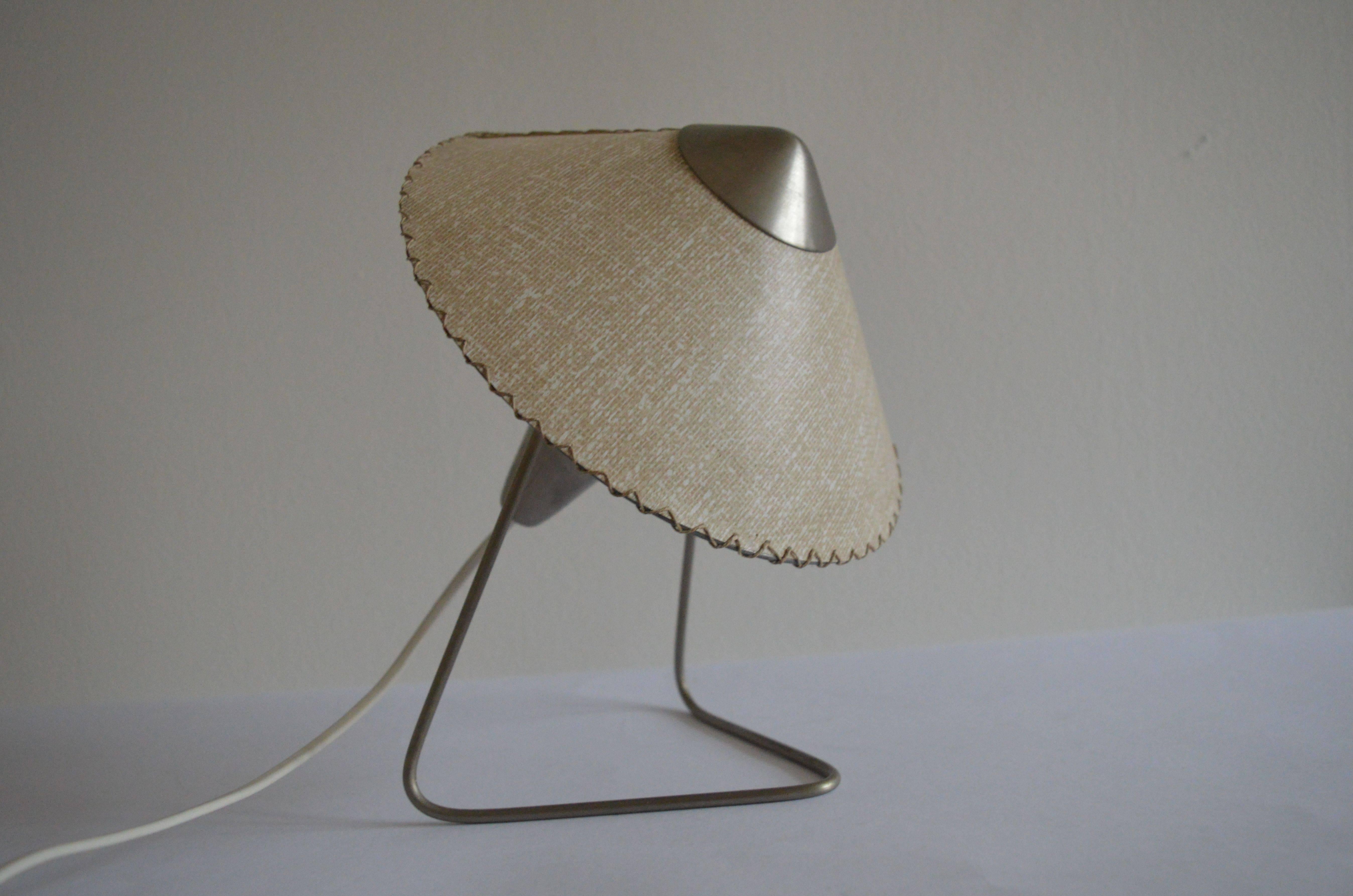 Designed by Helena Frantová for group of artists Okolo from Czech Republic. Maker Kovona n.p.
Usable as a wall lamp.