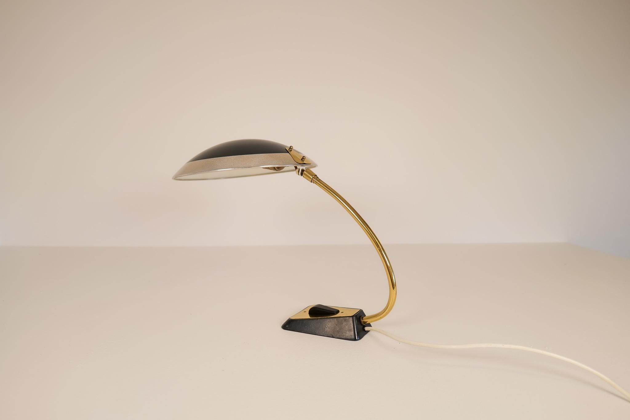 Lacquered Midcentury Desk Lamp by Helo Leuchten Germany, 1950s