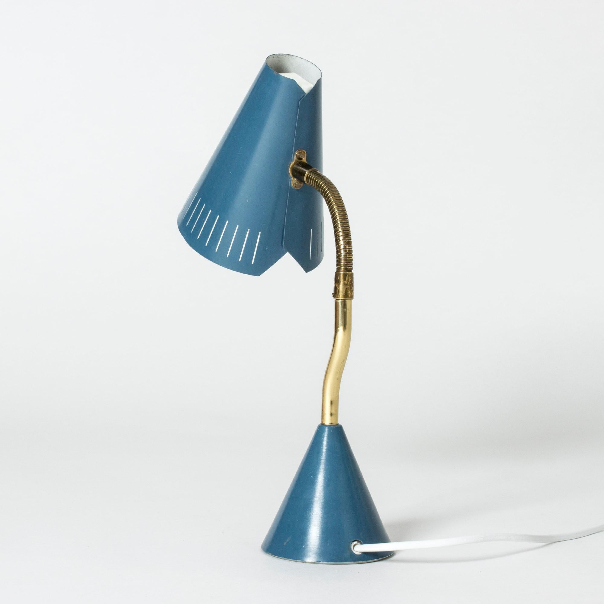Midcentury Desk Lamp from Falkenbergs Belysning In Good Condition In Stockholm, SE