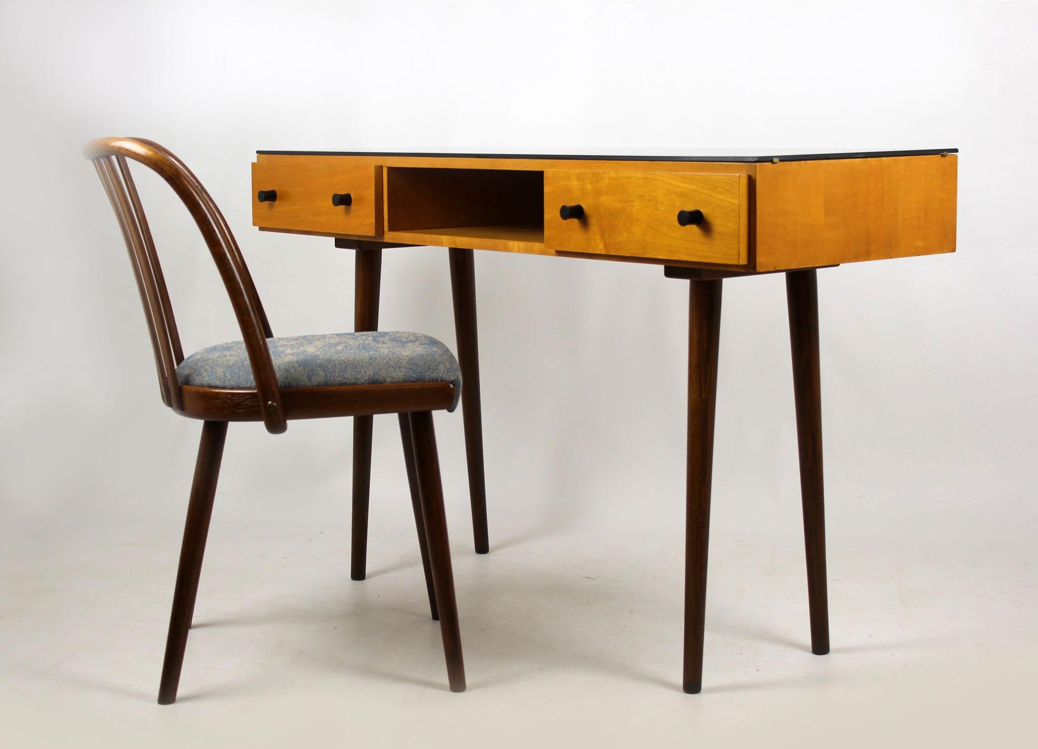 Czech Midcentury Desk or Console Table by M. Požár for Up Bučovice, 1960s