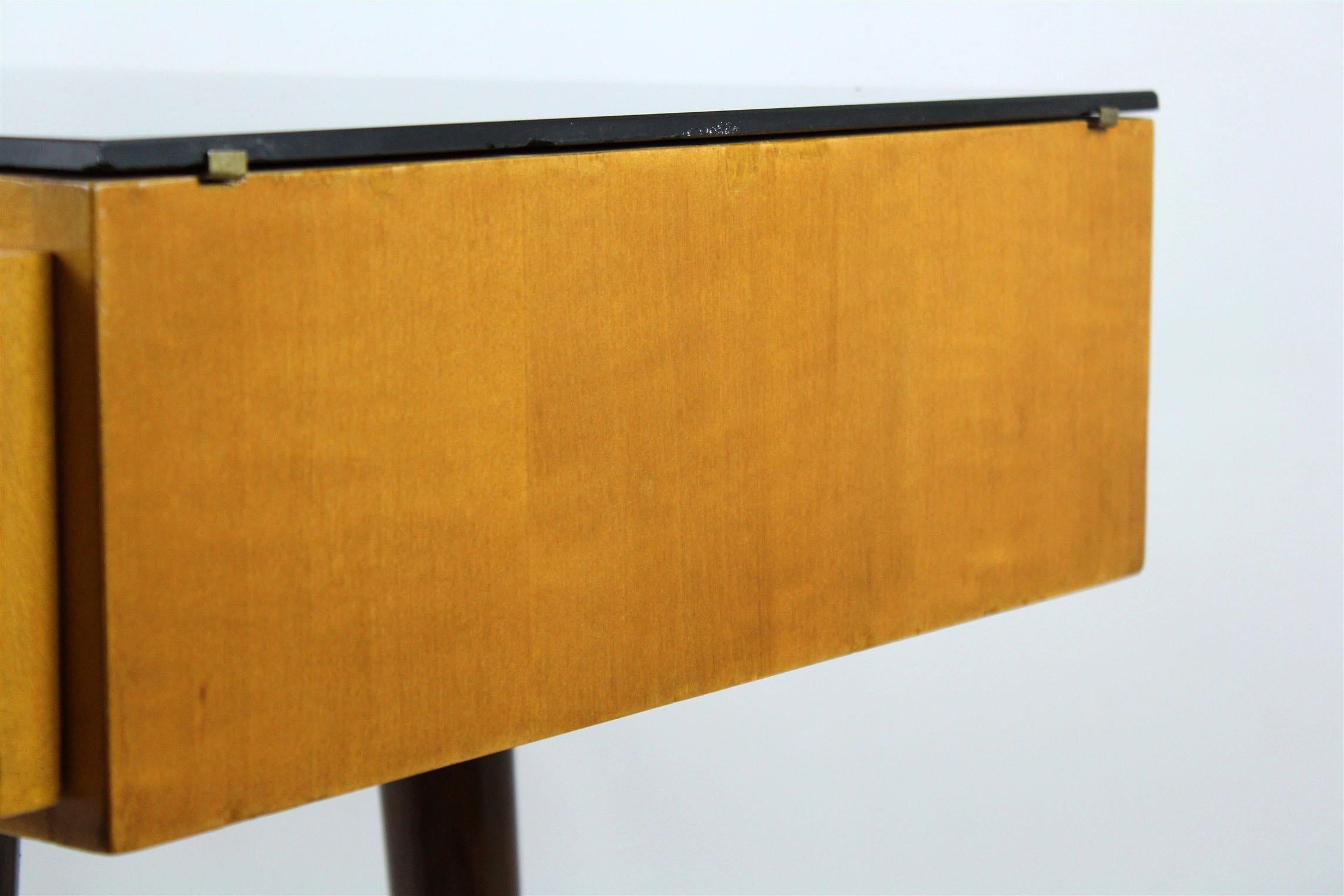 Midcentury Desk or Console Table by M. Požár for Up Bučovice, 1960s In Good Condition In Żory, PL