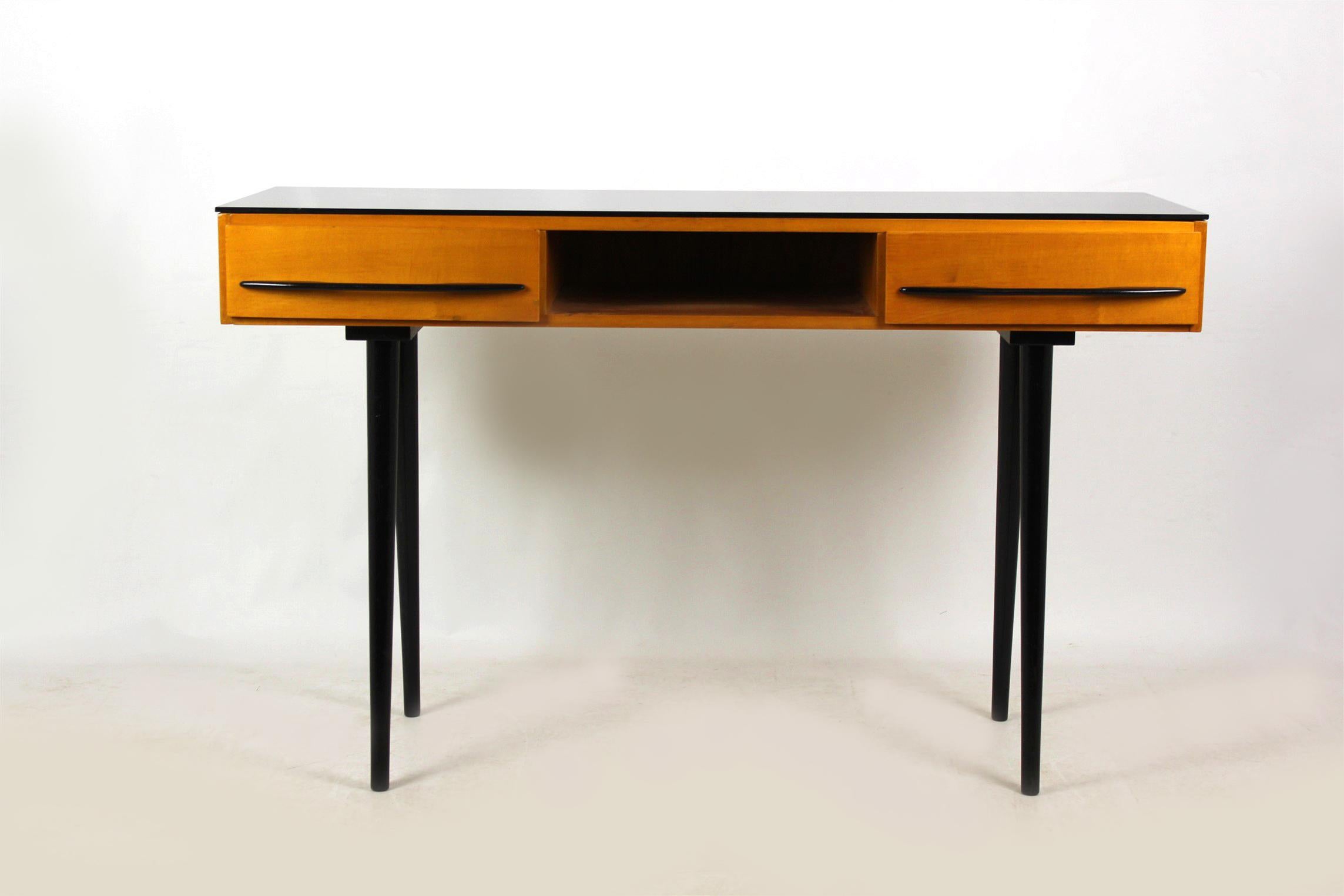 Mid-Century Modern Midcentury Desk or Console Table by Mojmír Požár for UP Bučovice, 1960s