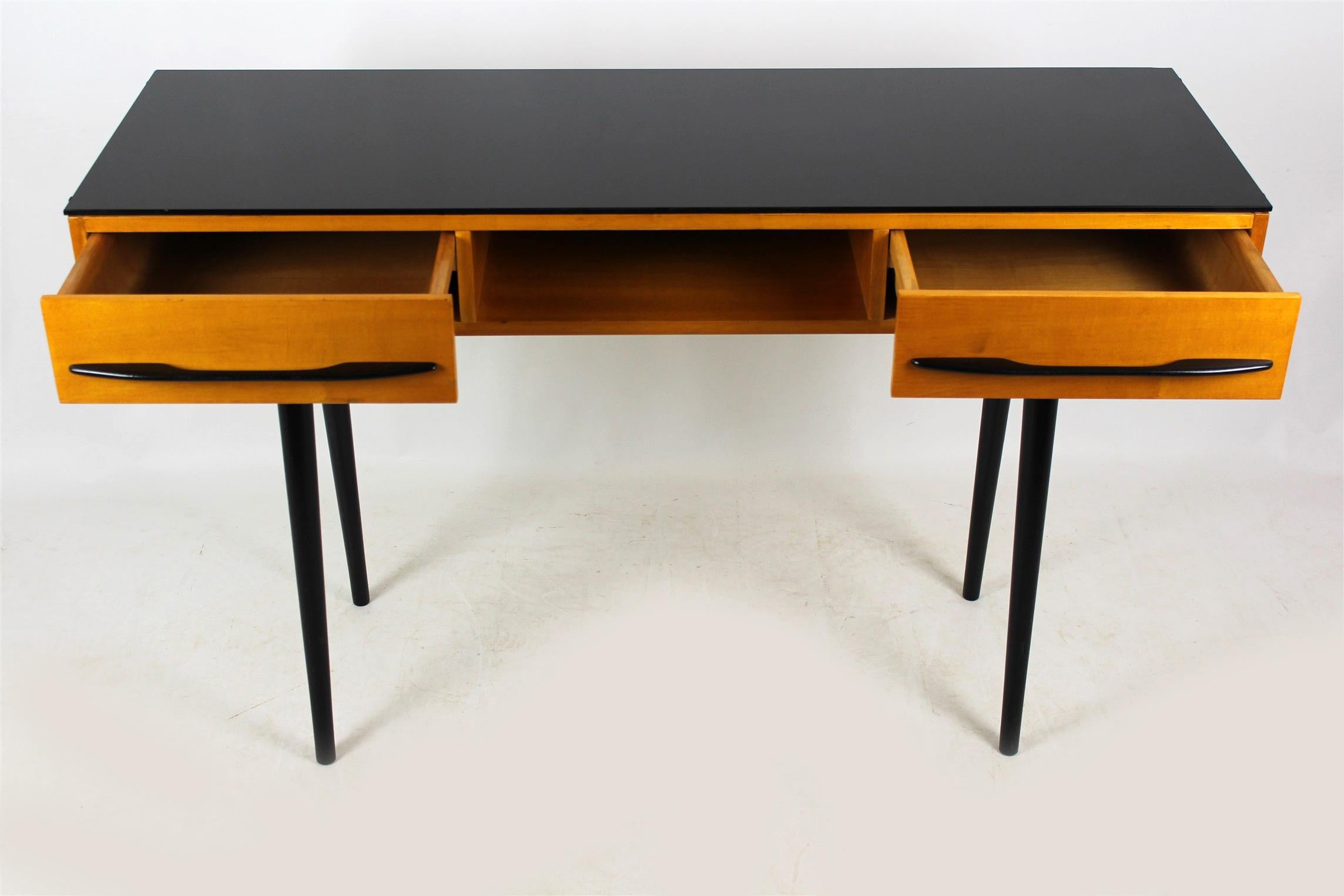 Midcentury Desk or Console Table by Mojmír Požár for UP Bučovice, 1960s 1