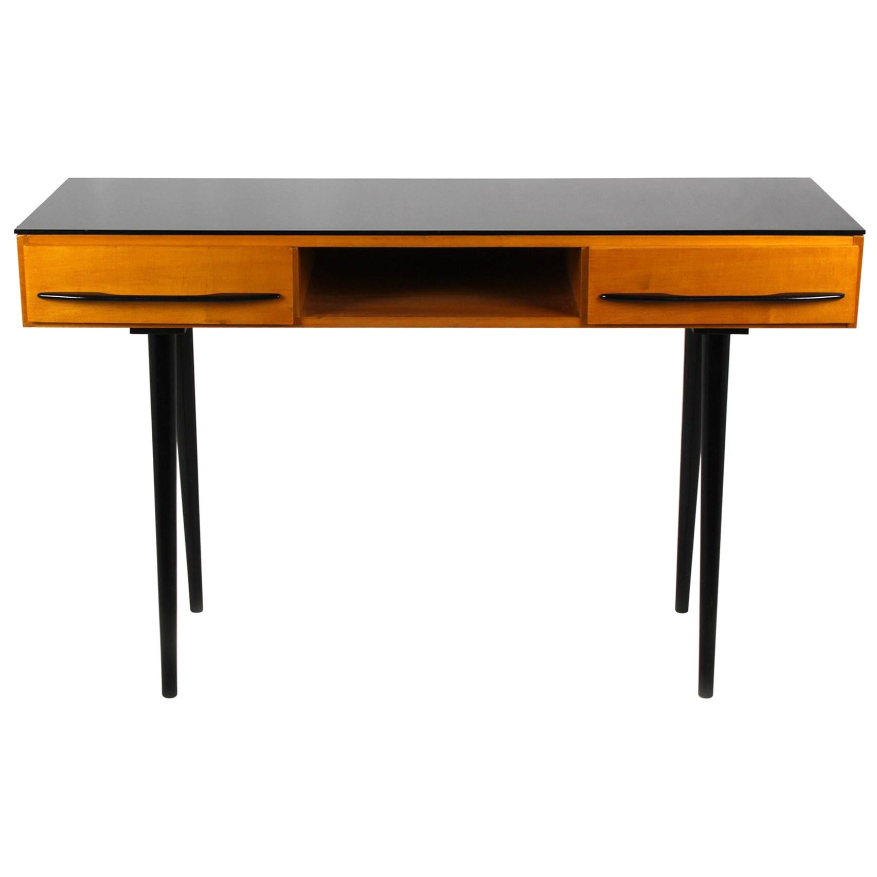 Midcentury Desk or Console Table by Mojmír Požár for UP Bučovice, 1960s