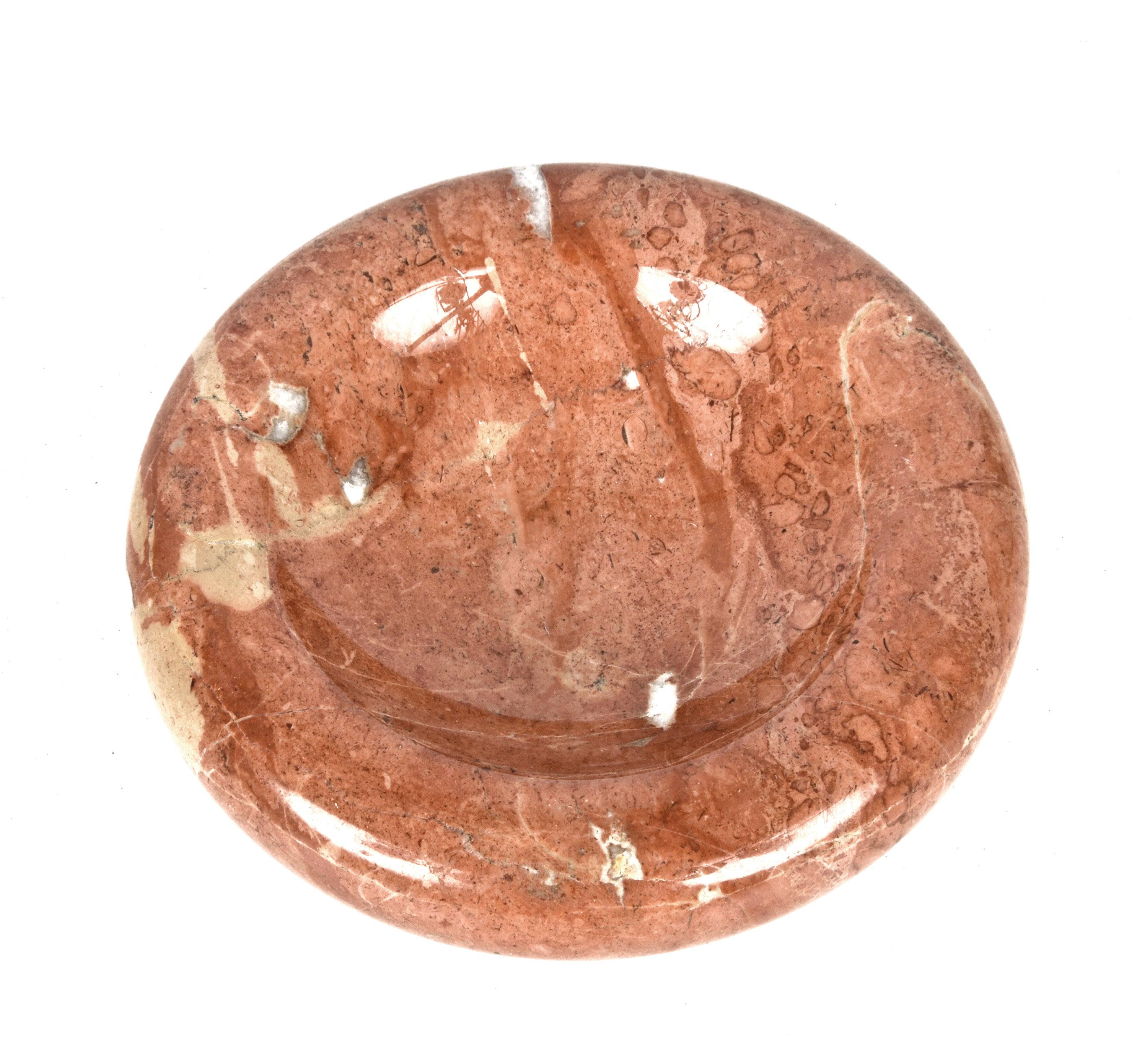 Marbre Bol italien en marbre rose saumon de Di Rosa et Giusti pour Up & Up, 1970