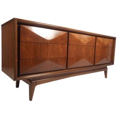 Midcentury Diamond Front Dresser