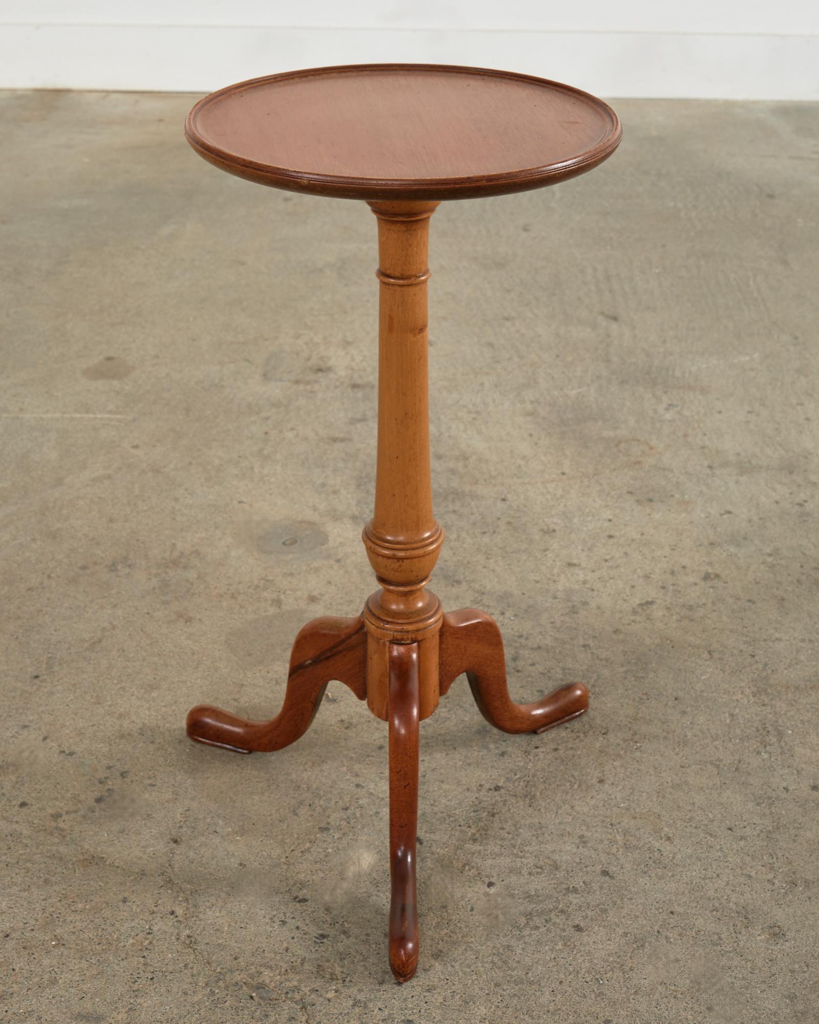 19th Century English Georgian Marble Top Tripod Drinks Table 14
