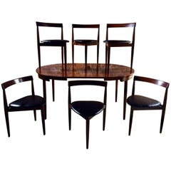 Midcentury Dinette Dining Table Designed Hans Olsen by Frem Rojl, Denmark, 1960s