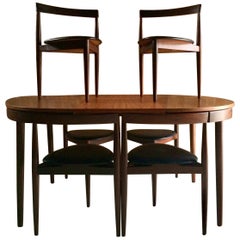 Retro Midcentury Dinette Dining Table Designed Hans Olsen by Frem Rojl, Denmark, 1960s