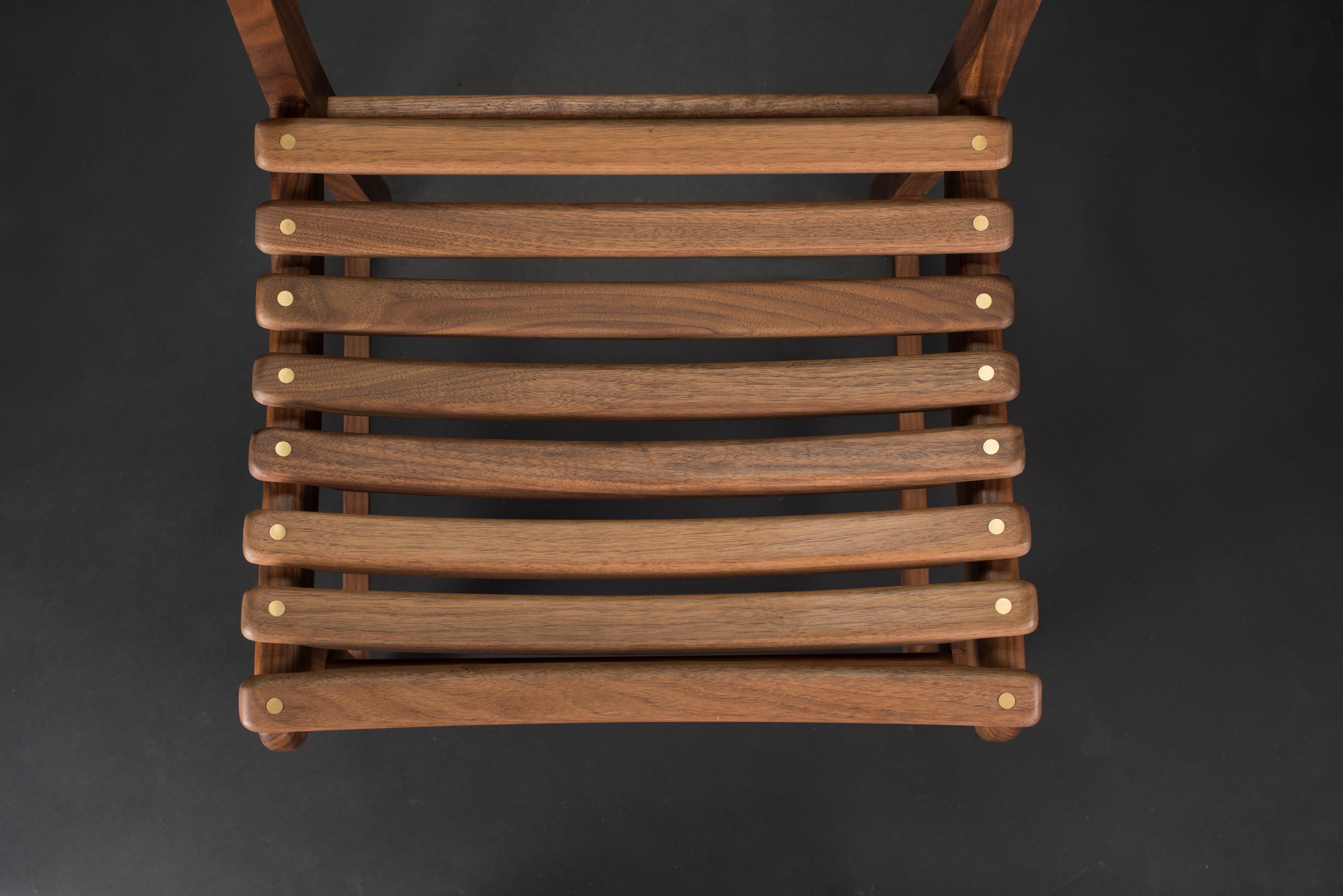 Mexican Miguelito Dining Chair in solid wood and palm by Michael van Beuren from Luteca For Sale