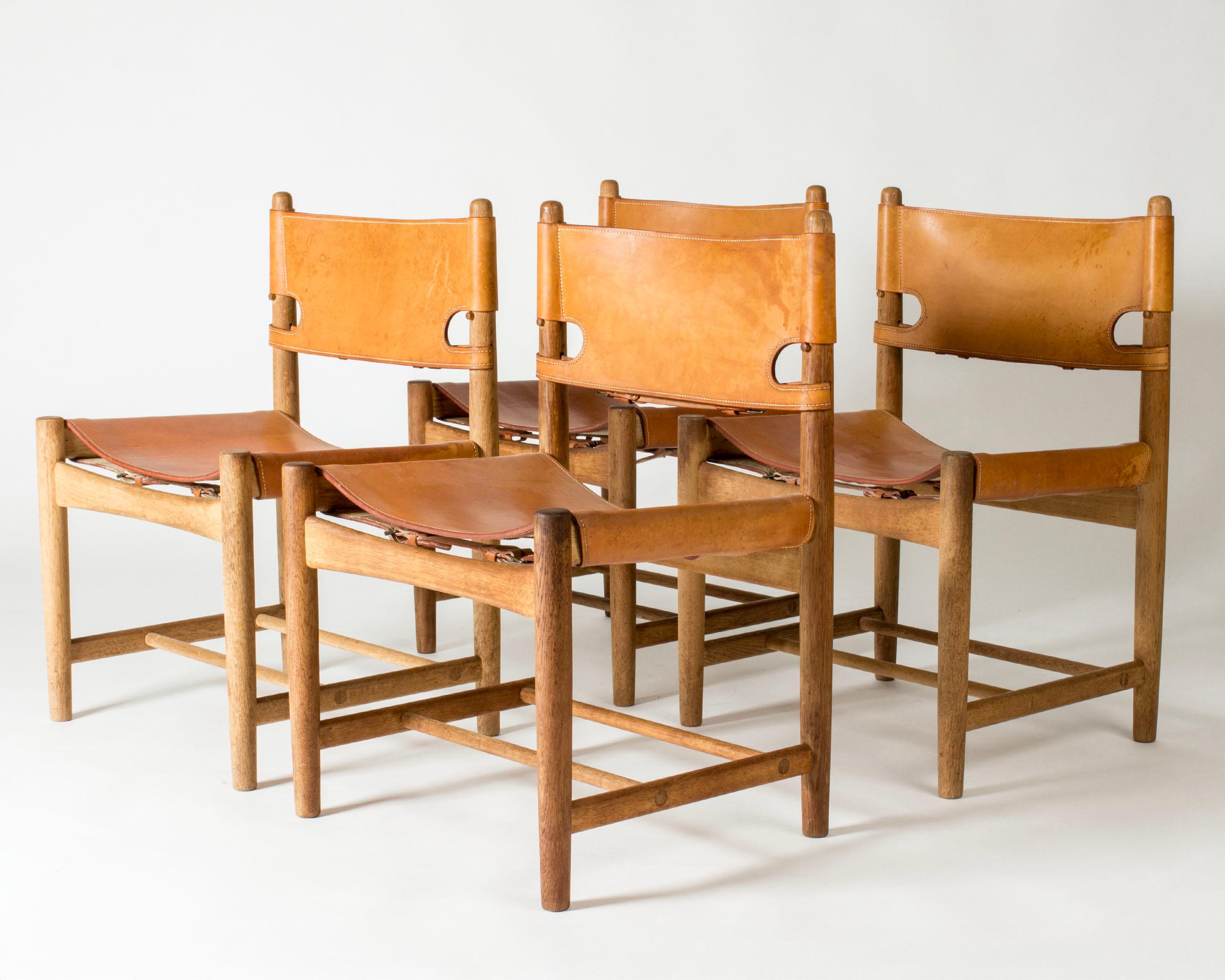 Midcentury dining chairs by Børge Mogensen, Denmark, 1960s, set of four im Angebot 4
