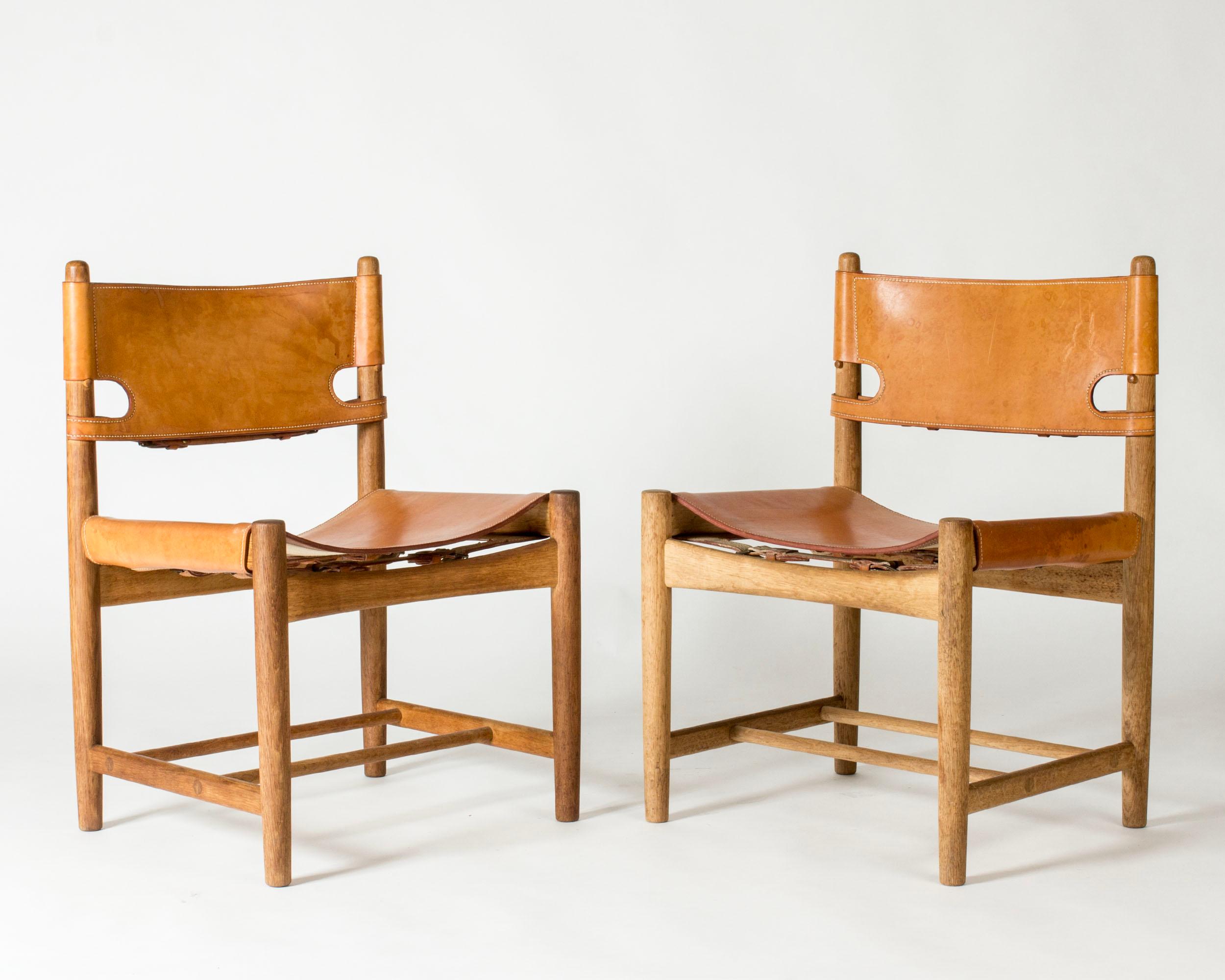 Midcentury dining chairs by Børge Mogensen, Denmark, 1960s, set of four (Skandinavische Moderne) im Angebot