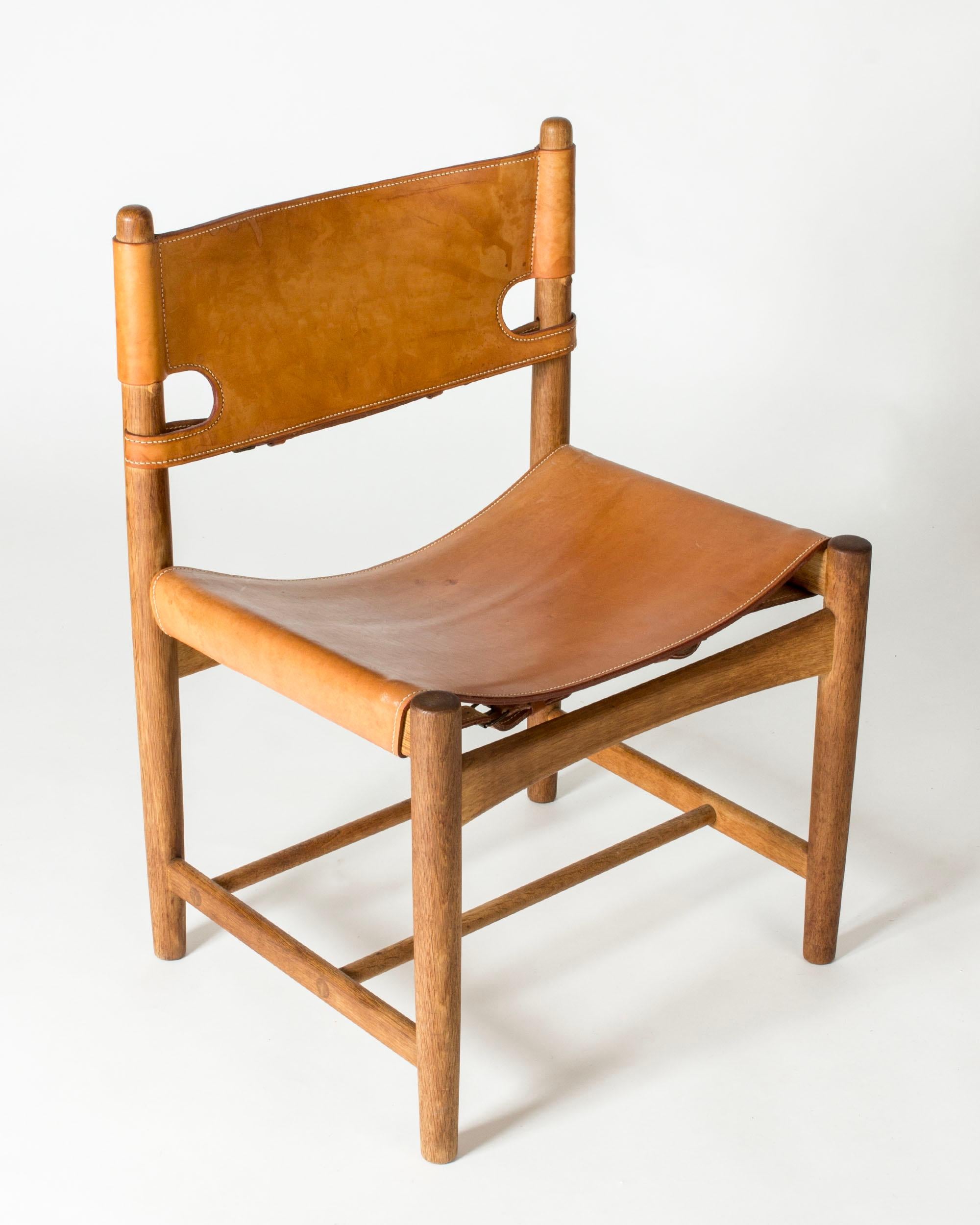 Midcentury dining chairs by Børge Mogensen, Denmark, 1960s, set of four (Mitte des 20. Jahrhunderts) im Angebot