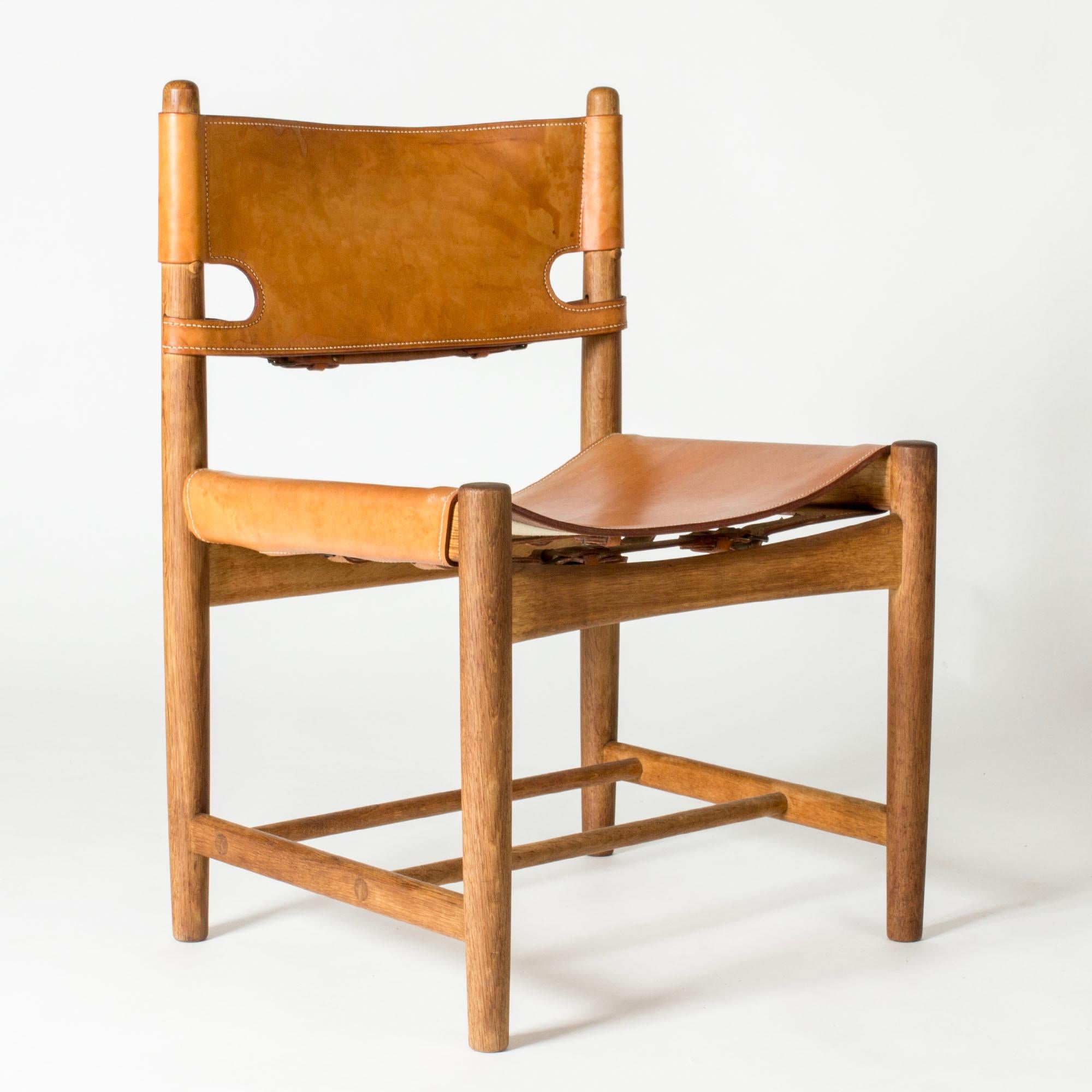 Midcentury dining chairs by Børge Mogensen, Denmark, 1960s, set of four (Eichenholz) im Angebot