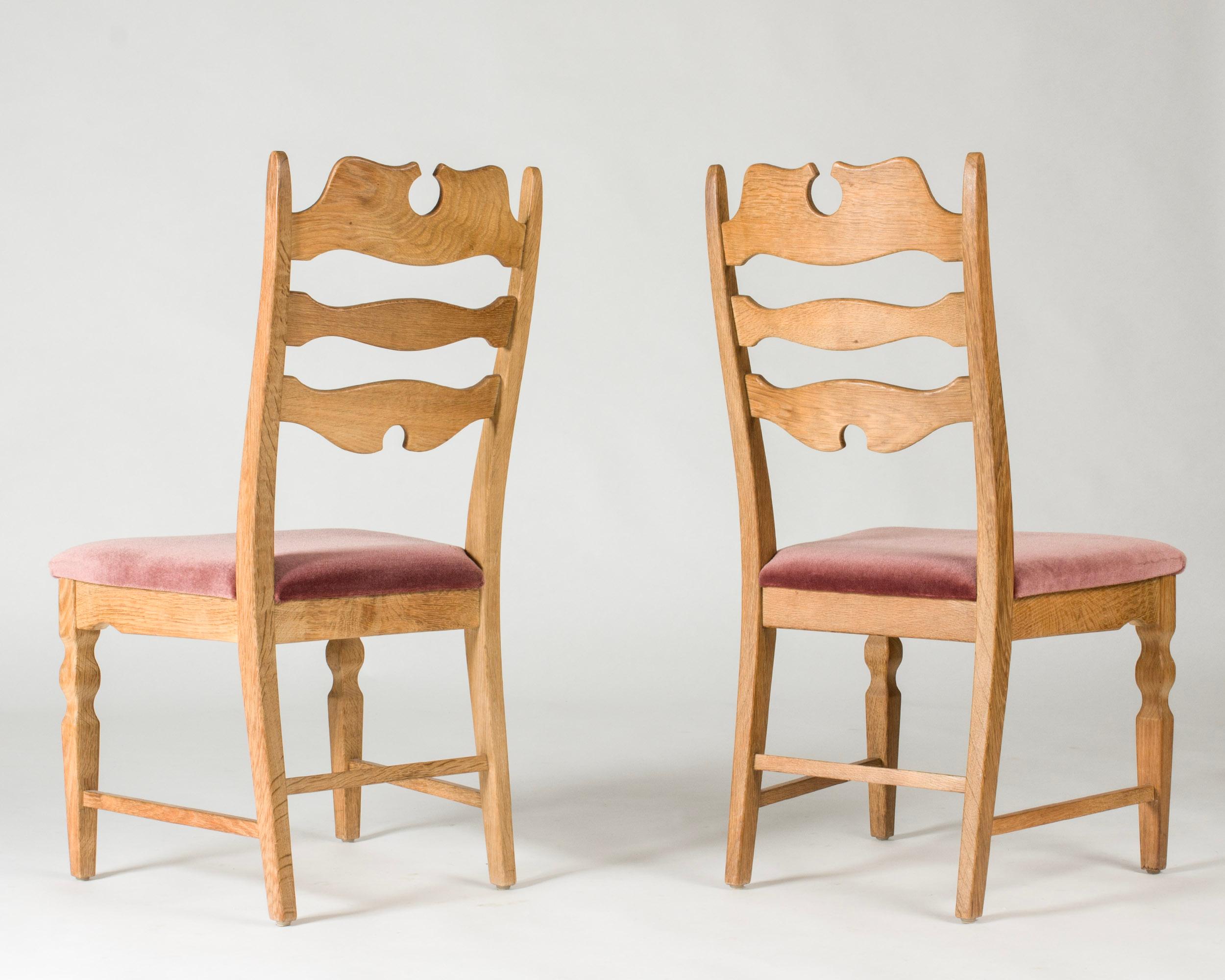 Danish Midcentury dining chairs by Henning Kjærnulf, Denmark, 1960s, set of six For Sale